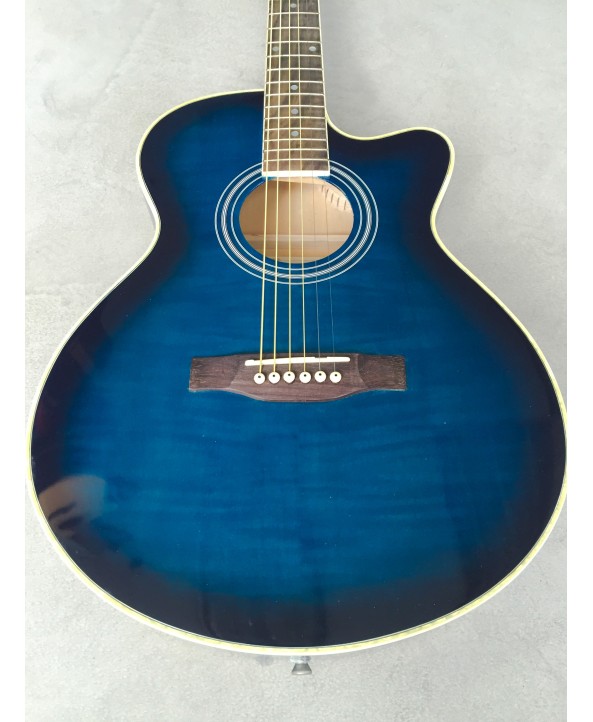 AXE ACOUSTIC GUITAR W/CUTAWAY BLUE BURST